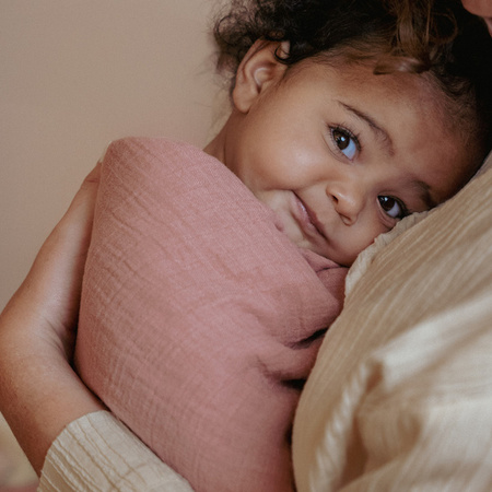 Little Dutch Otulacz muślinowy 120x120 cm Pure Pink Fairy Blossom