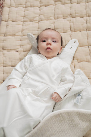 Muślinowy śpiworek do spania Baby-Mäxchen 2-elementowy całoroczny apple  2.0 TOG