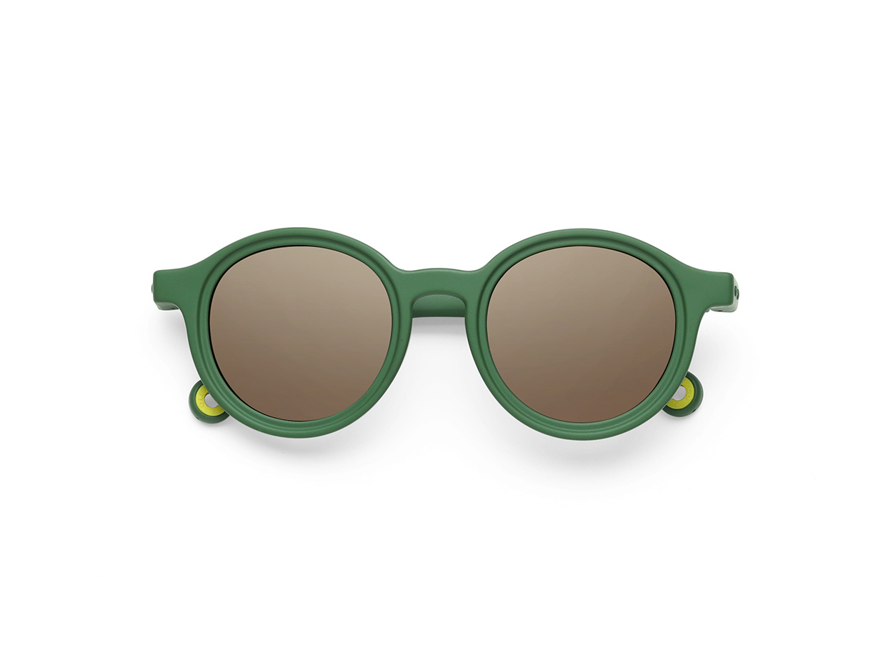 OLIVIO & CO - Okulary przeciwsłoneczne z polaryzacją Oval 1-3 lata - Cactus Green