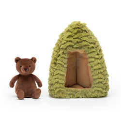 Jellycat - Forest Fauna Niedźwiedź 19x14cm