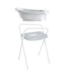 Bébé-Jou Zestaw Wanienka Thermo Szara + Stojak do wanienki 103 cm Szary