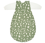 Alvi - Śpiworek niemowlęcy Baby-Mäxchen 3-elementowy Granite Animals 2.5 TOG
