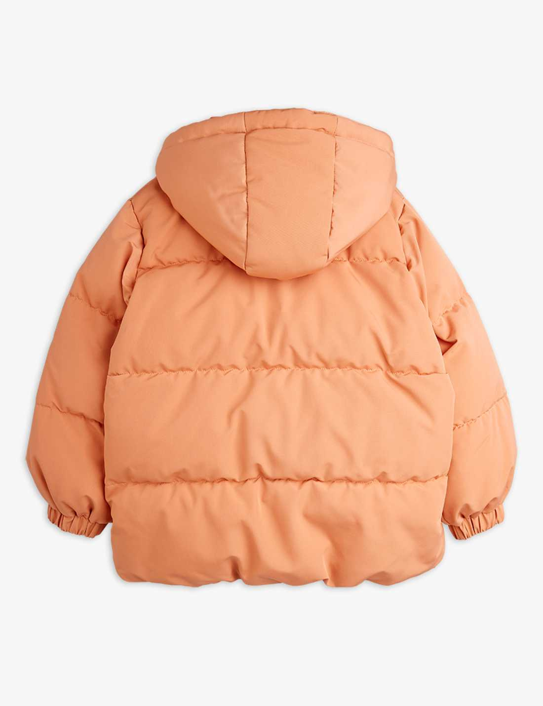 Mini Rodini Kurtka puchowa Solid heavy - różowa
