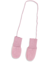 Engel Natur - Rękawiczki  z wełny merino dla niemowląt 0-1 lat - Rosenholz Melange