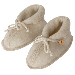Zaffiro - Buciki dziecięce wełniane Sierra - Beige