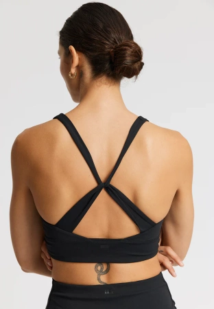 Rethinkit - Biustonosz sportowy Butter Soft Seinna - Black