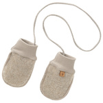 Zaffiro - Rękawiczki dziecięce wełna premium - Beige