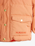 Mini Rodini Kurtka puchowa Solid heavy - różowa