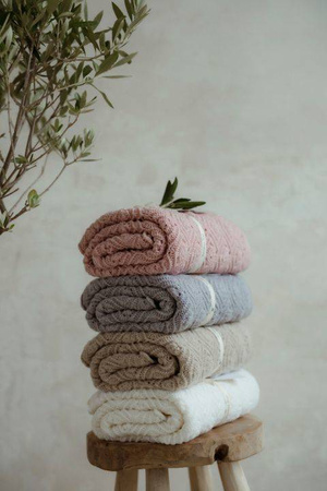 My Memi - Kocyk ze 100% wełny merino Pearl premium collection - cream
