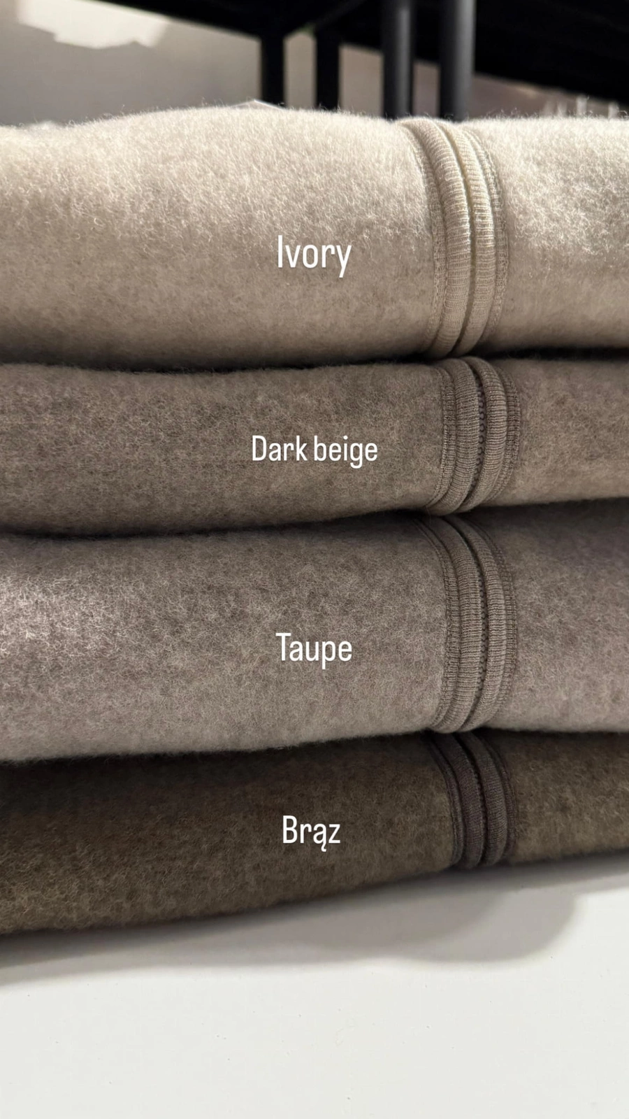 Merinowca - Kombinezon z wełny merino Dark beige