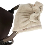 Zaffiro - Mufka do wózka wełniana Sierra - Beige