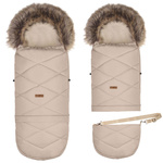 Zaffiro - Regulowany śpiwór z torbą GrowUP Aspen - Vanilla