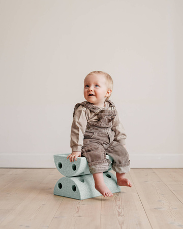 MODU - Kids Stool - Ocean Mint / Forest Green