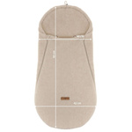 Zaffiro - Śpiworek Mini 0-18 miesięcy Wełna premium - Beżowy