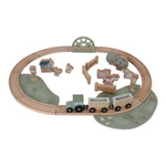 Little Dutch Pociąg z torami Little Farm FSC LD7151