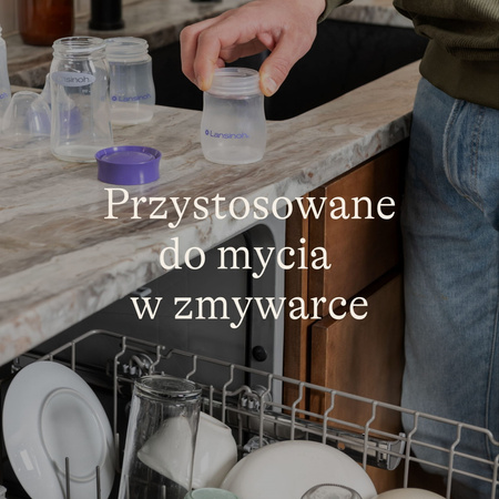 Lansinoh  - Butelki do przechowywania pokarmu – zestaw 4 sztuki