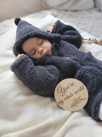 Koc bawełniany Oslo  ecru