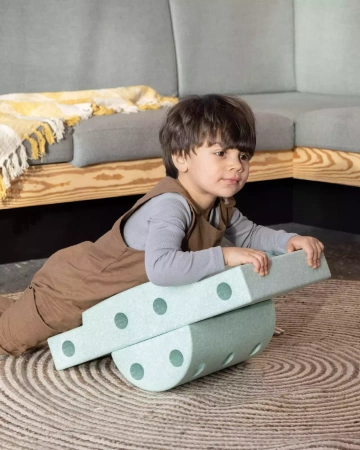 MODU Dreamer set – Kreatywne klocki rozwijające motorykę dużą, miętowy