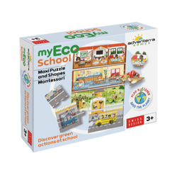 Puzzle edukacyjne dla dzieci My Eco School – ADVENTERRA GAMES