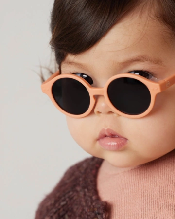 IZIPIZI - Okulary przeciwsłoneczne BABY 0-9m - Apricot