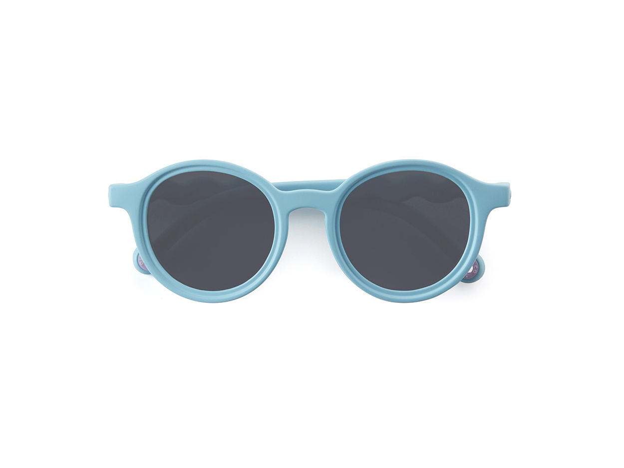 OLIVIO & CO - Okulary przeciwsłoneczne z polaryzacją Oval 1-3 lata - Reef Blue