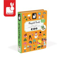 Janod - Magnetibook Magnetyczna Układanka - 4 pory roku