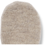 Wheat - Rękawiczki z wełny merino Jay - Khaki melange