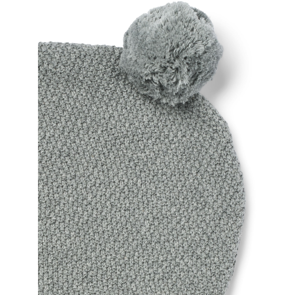 Wheat - Kominiarka dziecięca Pomi - Grey melange