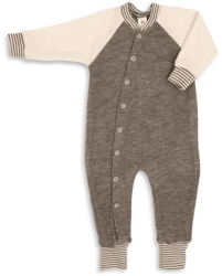 Engel Natur - Jednoczęściowa piżama - Welnuss Melange