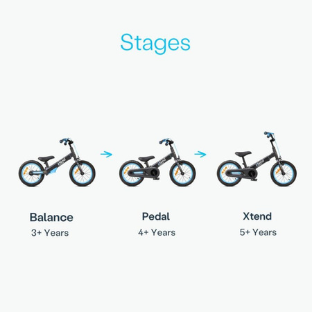 smarTrike - Rowerek 3w1 -  Xtend Bike - Blue