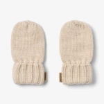Wheat - Rękawiczki niemowlęce Lilloa - Offwhite melange