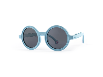 OLIVIO & CO - Okulary przeciwsłoneczne z polaryzacją Round 1-3 lata - Reef Blue