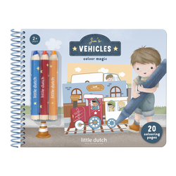 Little Dutch Kreatywny zeszyt z kredkami Jim & Friends