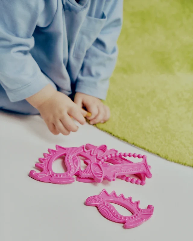 LUU Kids - Gryzak Ollie The Dragon Pink