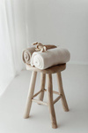 My Memi - Bambusowy kocyk Fir 80x100 - Light beige