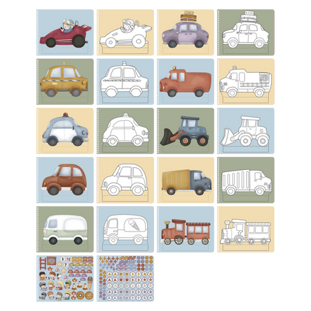 Little Dutch Kreatywny zeszyt z nożyczkami Jim & Friends