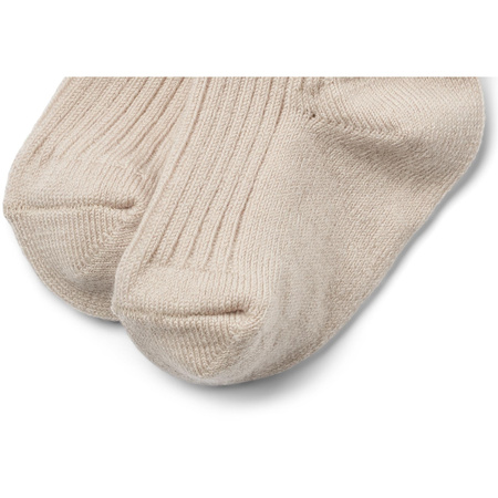 Wheat 2-pak skarpetek wełnianych w prążki Ziggy - Navy