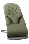 BABYBJORN - leżaczek BLISS Woven, Petal Quilt, Ciemnozielony