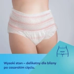 Canpol babies Oddychające i ultrachłonne jednorazowe majtki 2w1 z podkładem poporodowym
