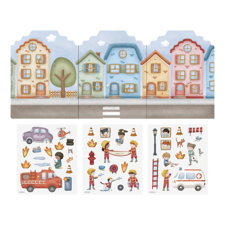 Little Dutch Naklejki wielokrotnego użytku Jim & Friends