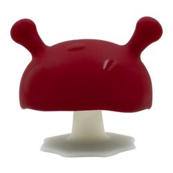 Mombella - Gryzak uspokajający Mushroom Grzybek - Chimney Red