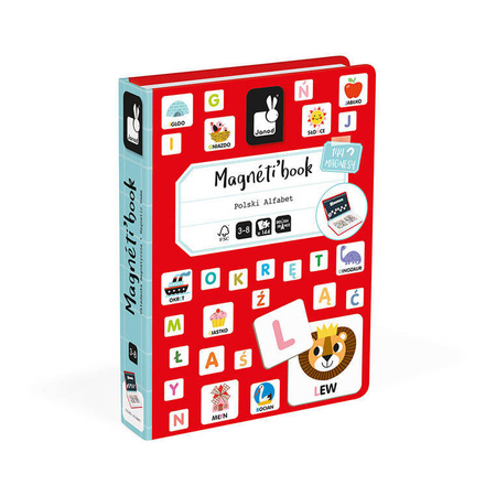 Janod - Magnetibook Magnetyczna układanka - Polski Alfabet