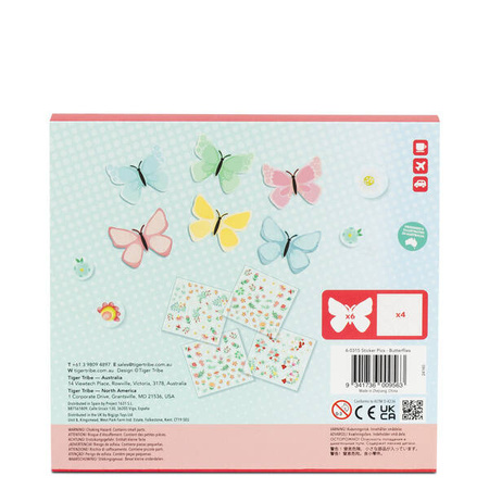 Tiger Tribe Obrazki z Naklejek - Motyle