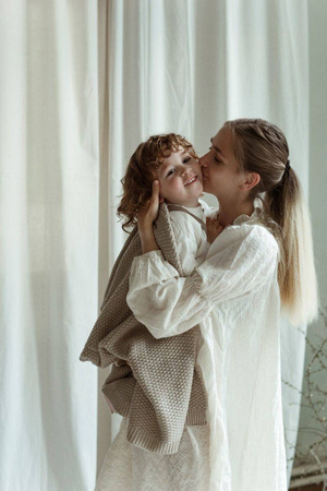 My Memi - Kocyk ze 100% wełny merino premium collection - cream