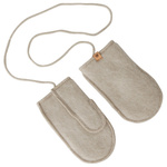 Zaffiro - Rękawiczki dziecięce wełna premium - Beige