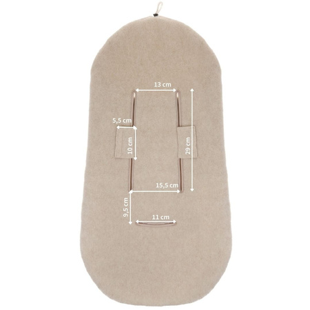 Zaffiro - Śpiworek Mini 0-18 miesięcy Wełna premium - Beżowy