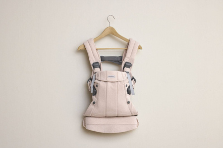 BABYBJORN - nosidełko Harmony, Woven Jasny róż melanż