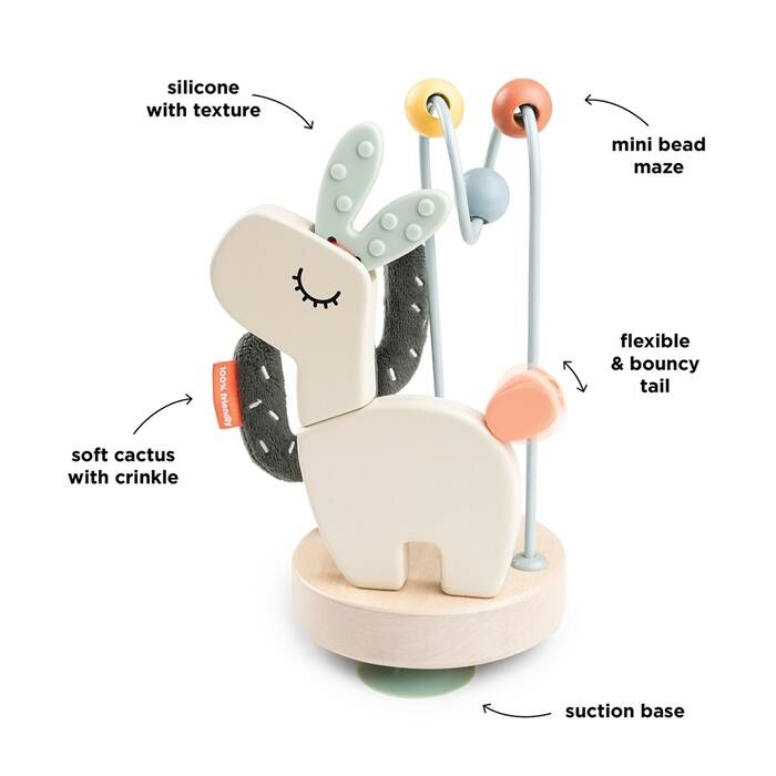 Done by Deer Zabawka Aktywizująca na Przyssawkę Lama Lalee