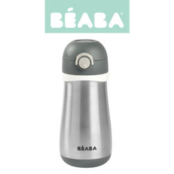 Beaba Bidon termiczny termobutelka 350 ml Mineral grey