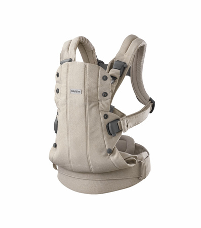 BABYBJORN - nosidełko Harmony, Woven Jasny Beż melanż